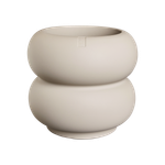 amber roll low 43cm greige